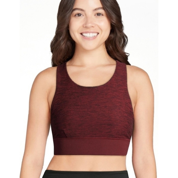 Avia NWT Women's Active Long Line Wide Underbust Band Racerback Sports Bra 909 - Picture 7 of 7